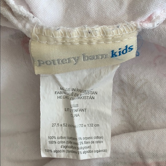 Pottery barn kids flannel crib sheet - Picture 2 of 2